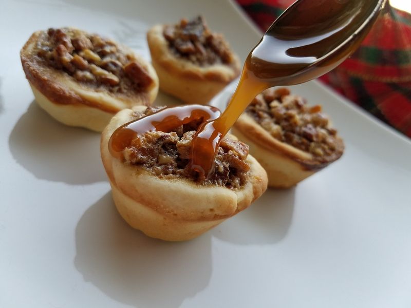 Mini Pecan Tarts with Ginger