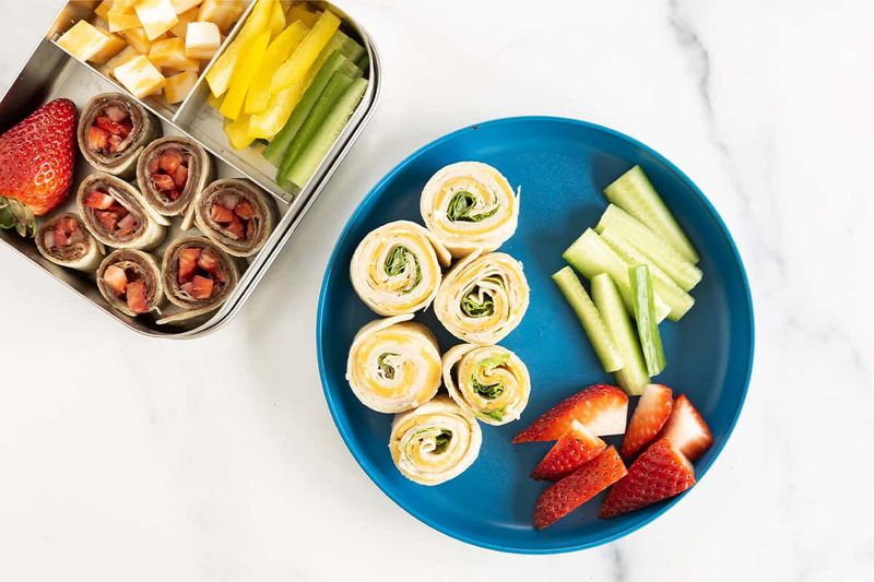 Turkey and Cheese Pinwheels
