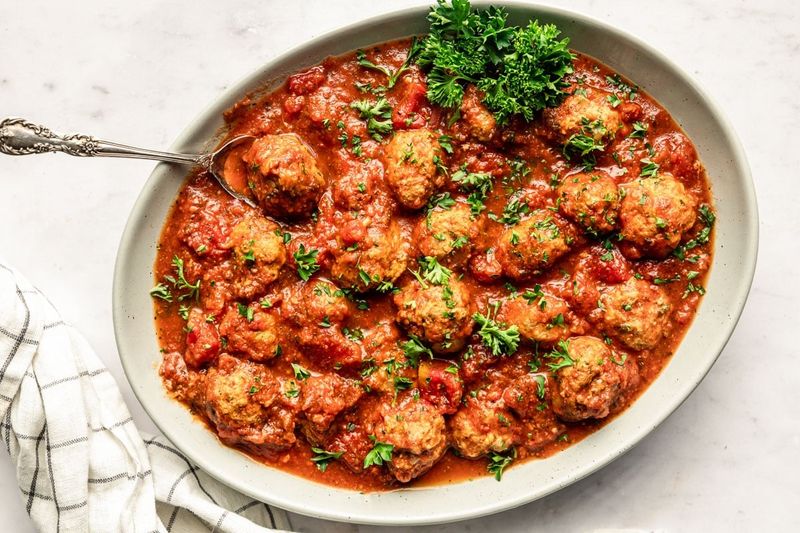 Meatballs in Marinara Sauce