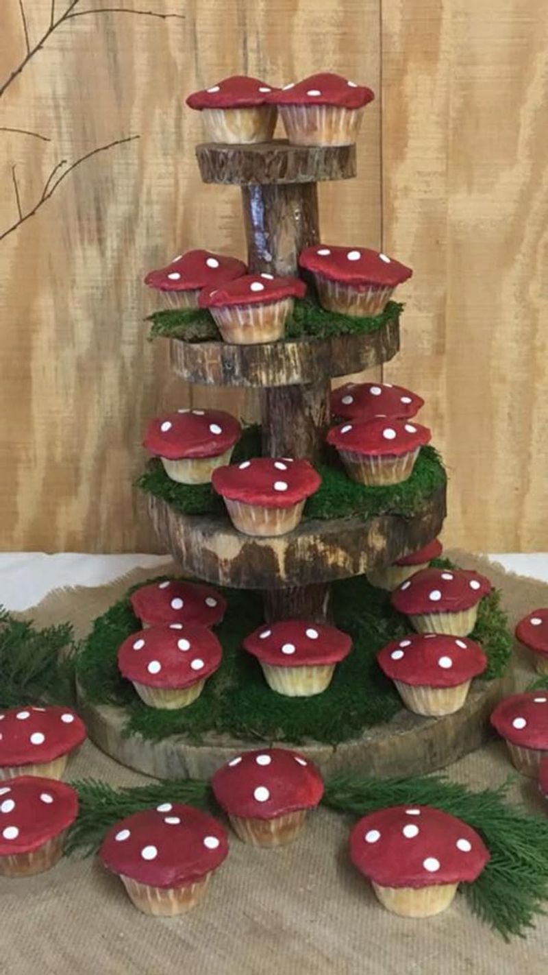 Fairy Tale Mushroom Cupcakes