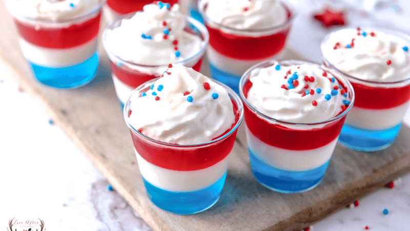 4th of July Jello Shots