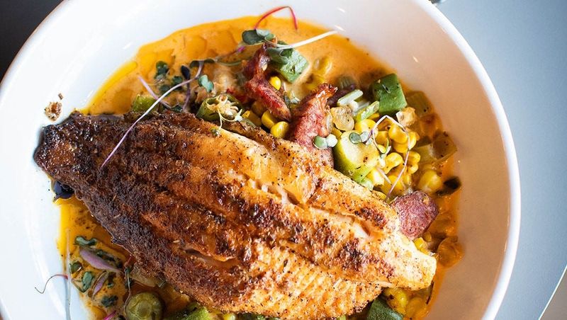 Mississippi: Blackened Catfish Pasta at Walker's Drive-In, Jackson