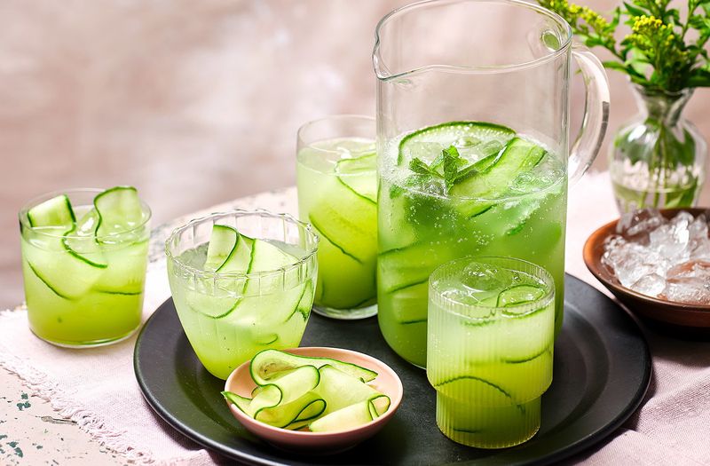 Cucumber Melon Mojito