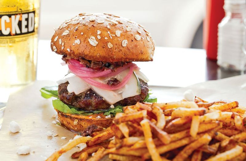 Missouri: St. Louis Toasted Ravioli Burger