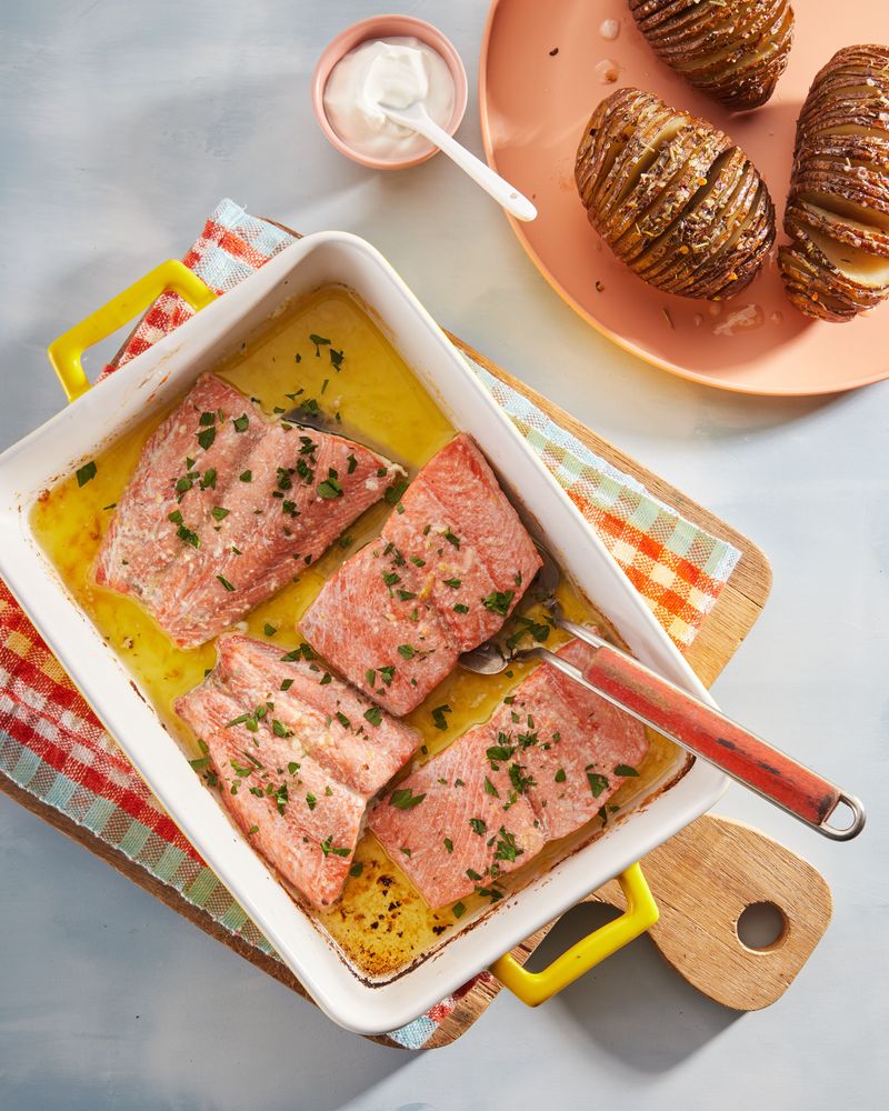Recipe 1: Baked Lemon Herb Salmon
