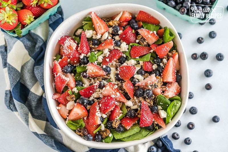 Strawberry Spinach Salad