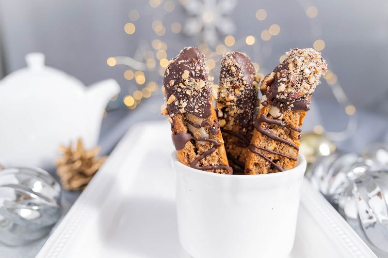 Chocolate Almond Biscotti