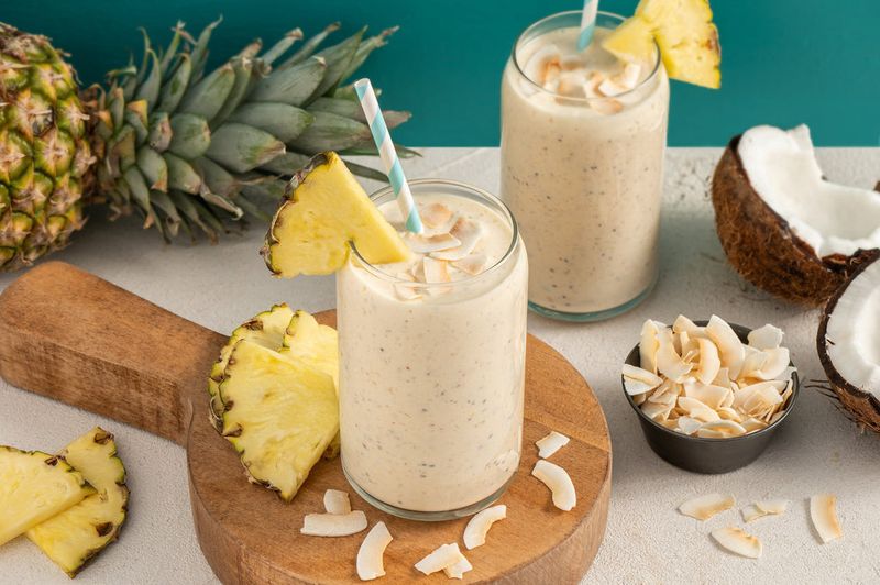 Pineapple Coconut Milkshake