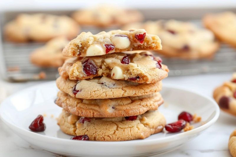 White Chocolate Cranberry Cookies