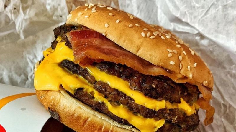 Triple Stacked Burger