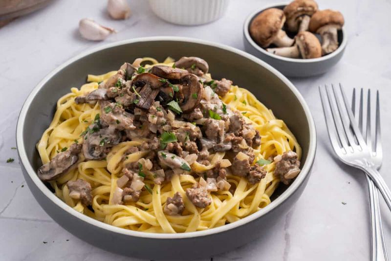 Beef and Mushroom Stroganoff