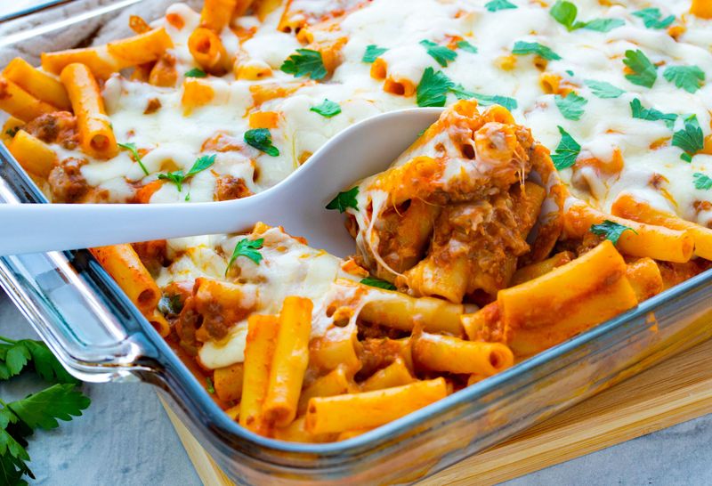 Beefy Cheesy Ziti