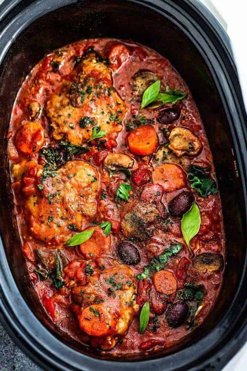 Rich Chicken Cacciatore