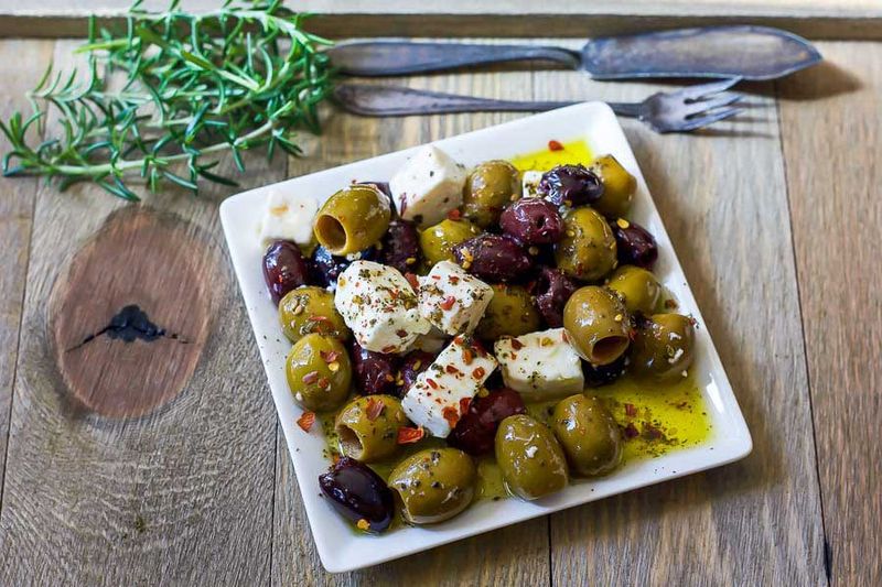 Olive and Cheese Platter