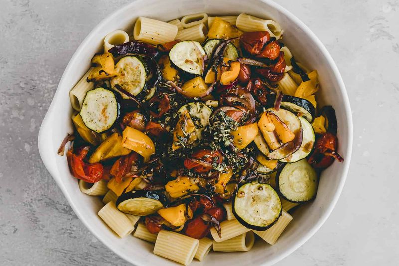 Roasted Vegetable Pasta Salad