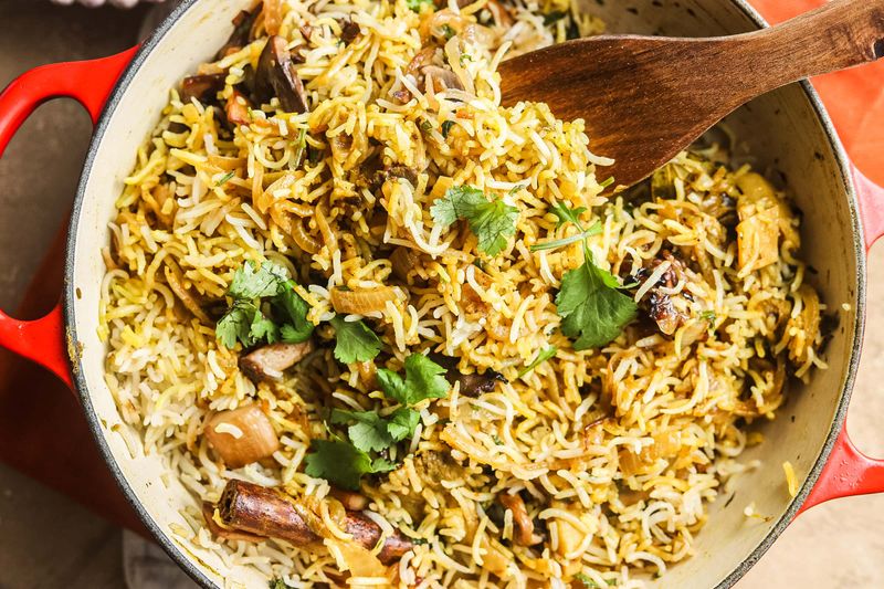 Mushroom Biryani
