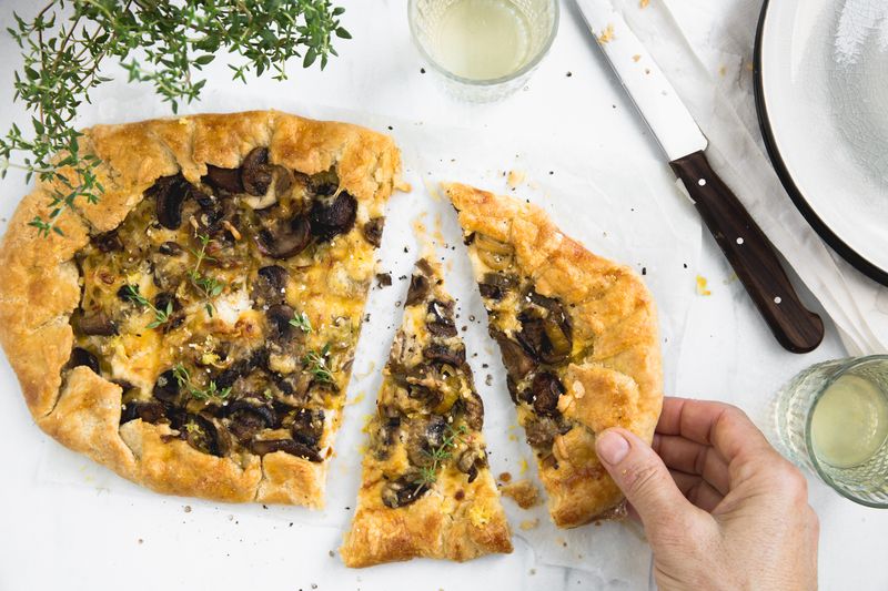 Mushroom and Leek Galette