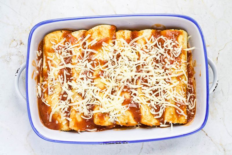 Mushroom Enchiladas