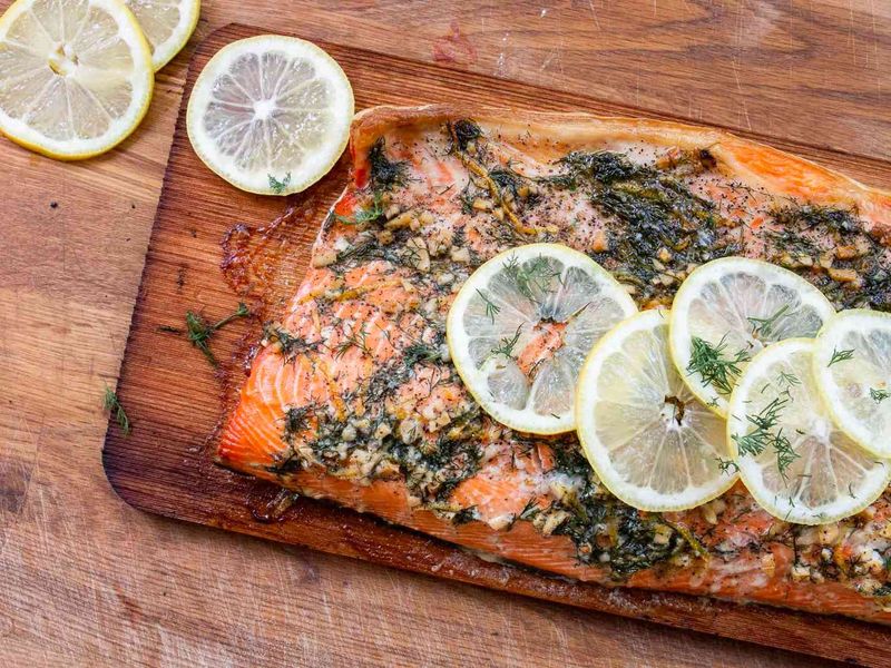 Baked Salmon with Lemon