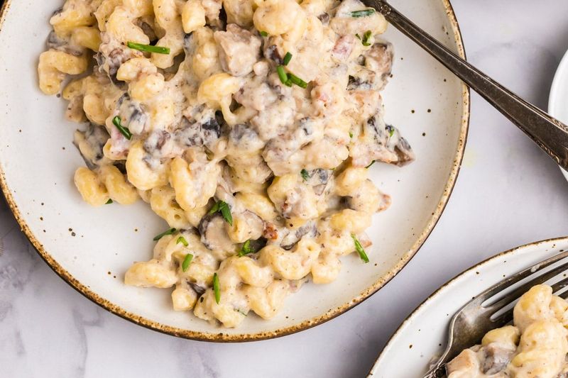 Mushroom Soup Mac and Cheese