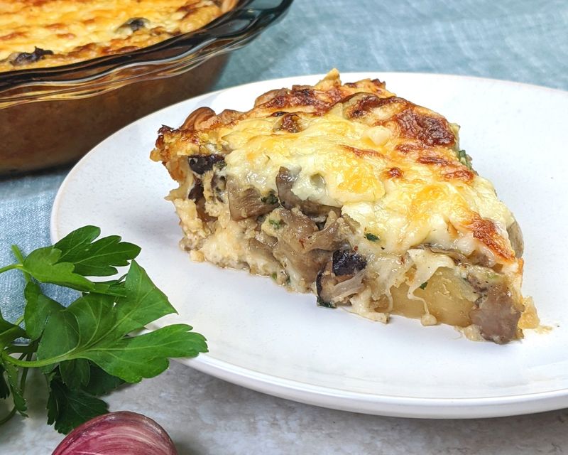 Mushroom Soup Quiche