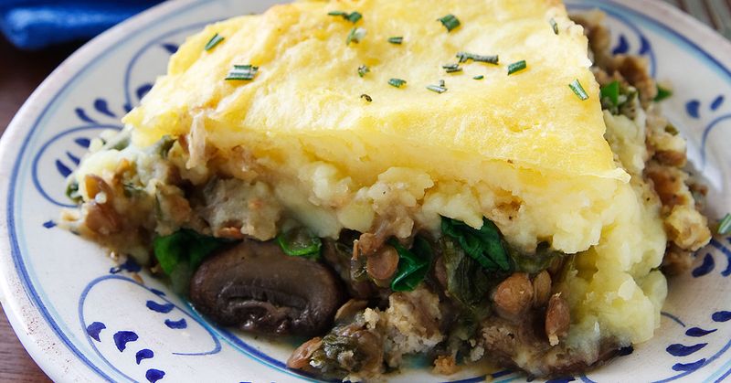 Mushroom Soup Shepherd's Pie