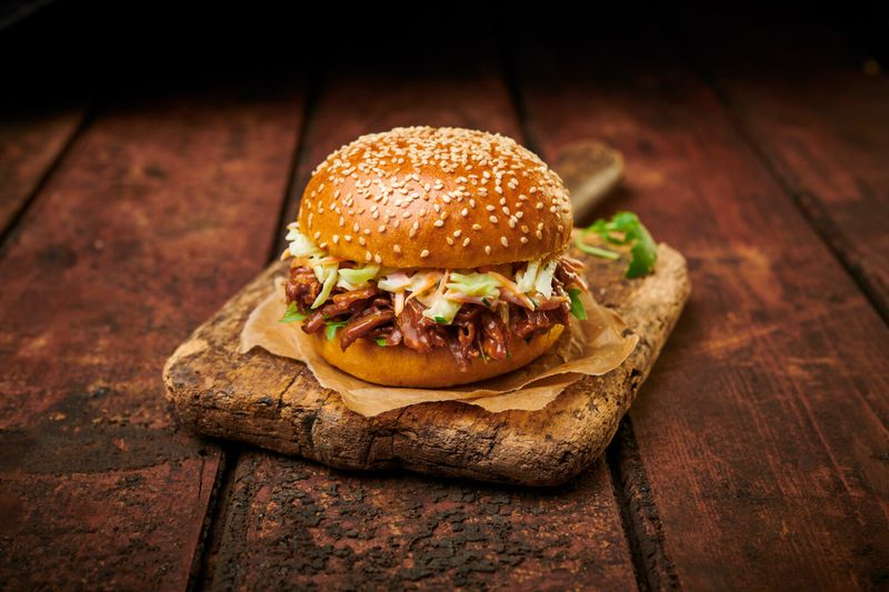 BBQ Pulled Pork Burger