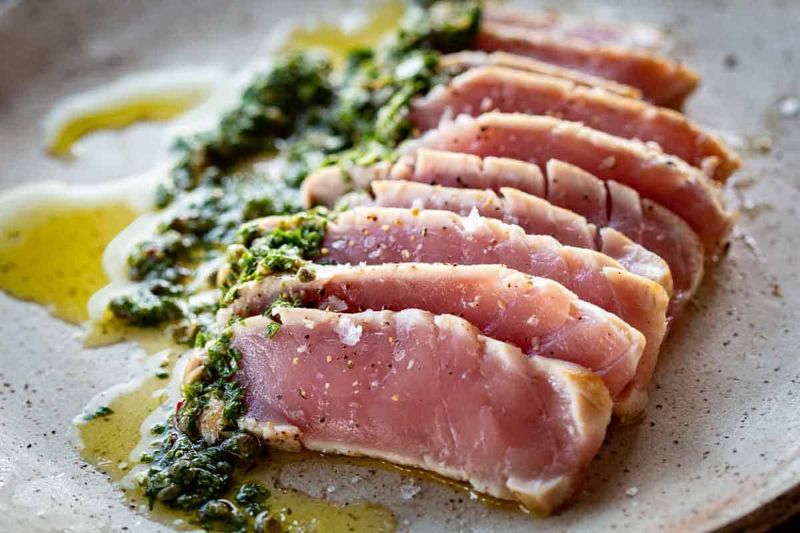 Seared Tuna with Citrus Salsa