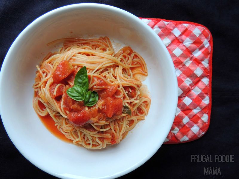 Spaghetti with Vodka Sauce