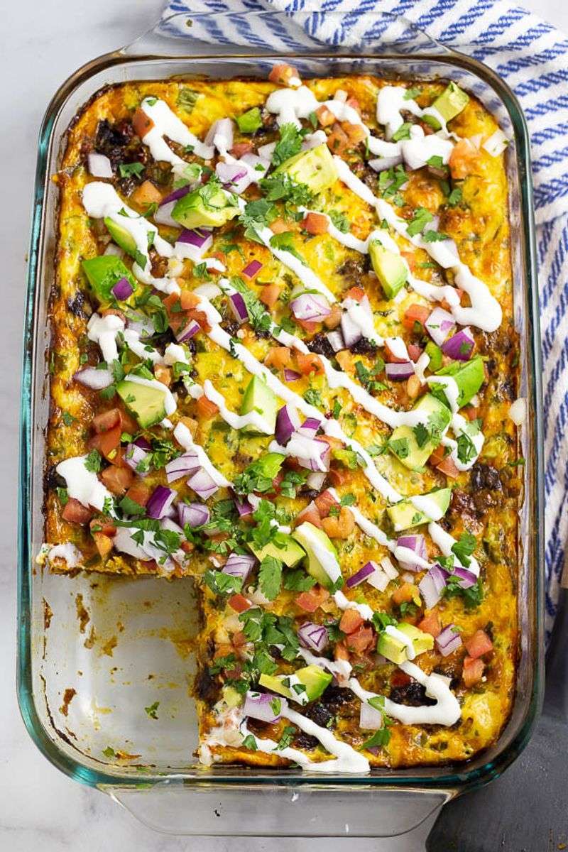 Tex-Mex Egg and Cheese Casserole