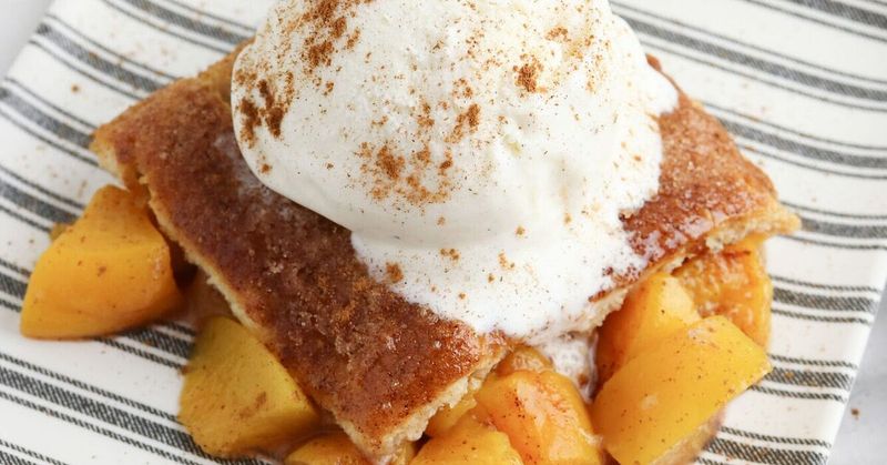 Peach Cobbler Crescents