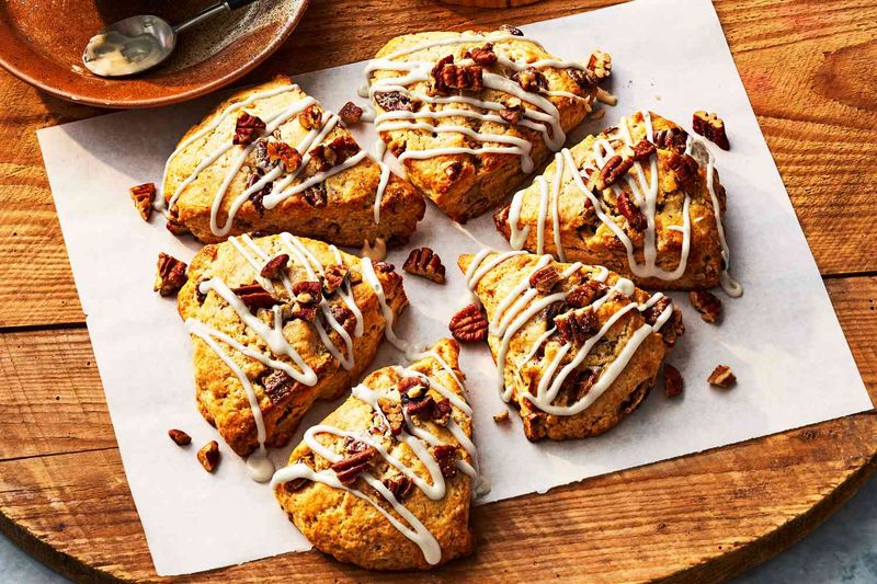 Pecan and Maple Scones