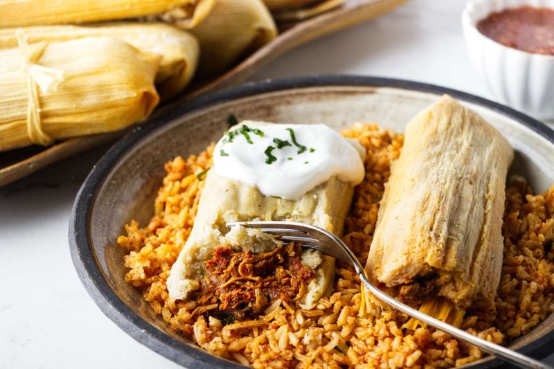 Tamales with Lots of Masa