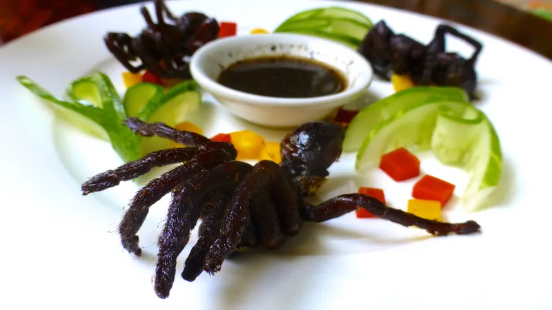 Fried Tarantulas