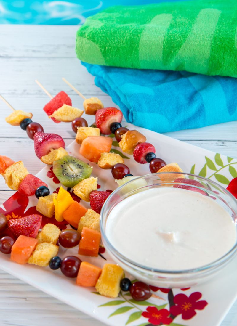 Tropical Fruit Skewers