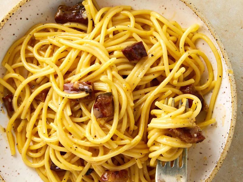 New York: Spaghetti Carbonara at Via Carota, New York City