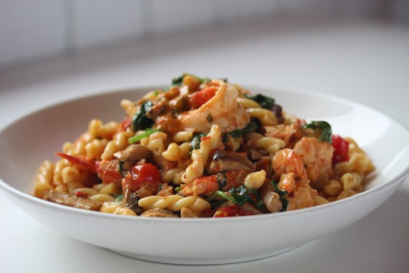 North Carolina: Lobster and Grits Pasta at The Asbury, Charlotte