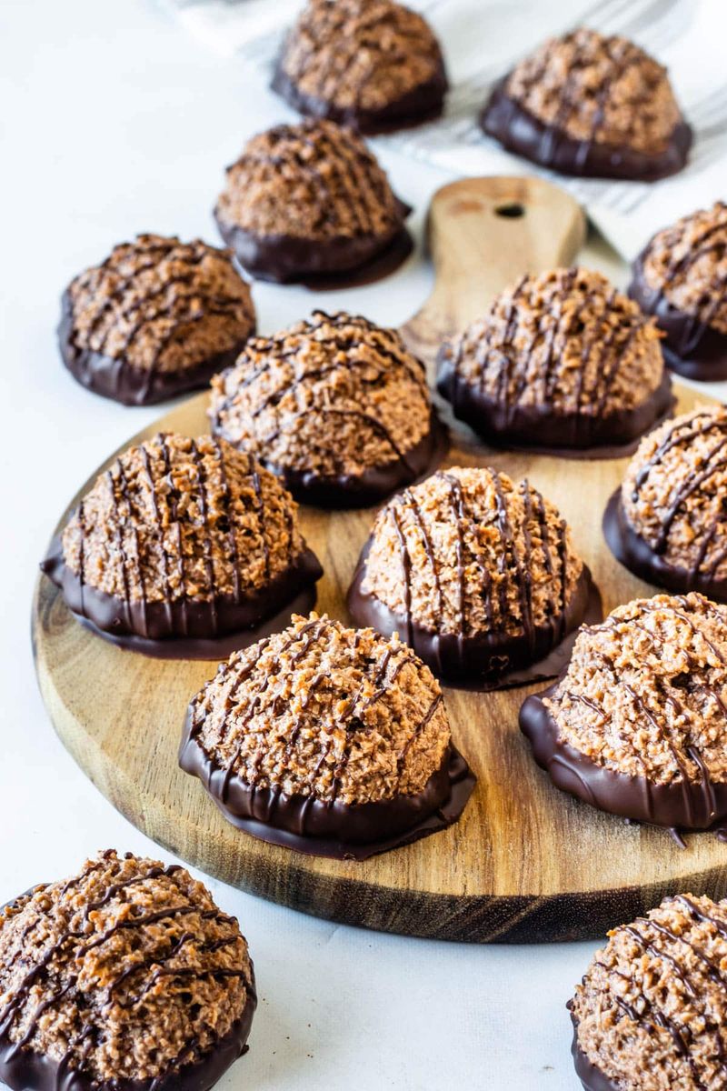 Chocolate Coconut Macaroons