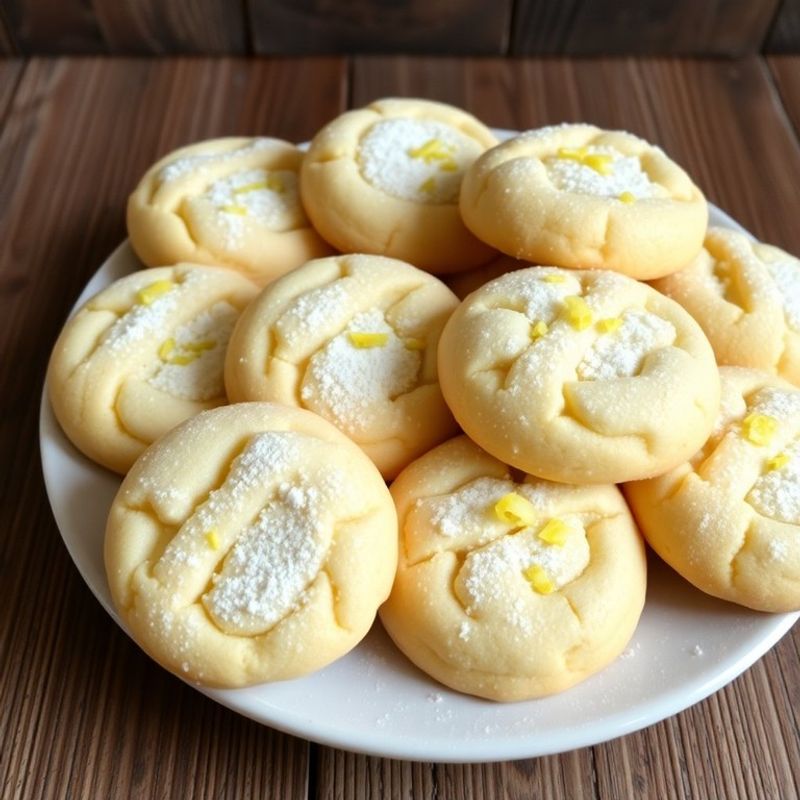 Lemon Zest & Cottage Cheese Cookies