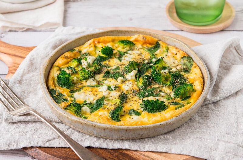 Spinach and Feta Omelette