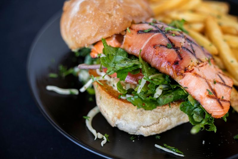 Oregon - Grilled Salmon Sandwich