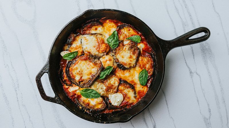 One-Pan Eggplant Parmigiana