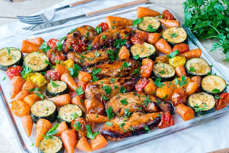 One-Pan Balsamic Chicken and Vegetables