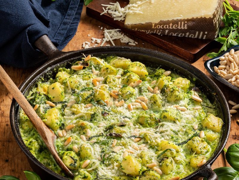 One-Pan Pesto Gnocchi