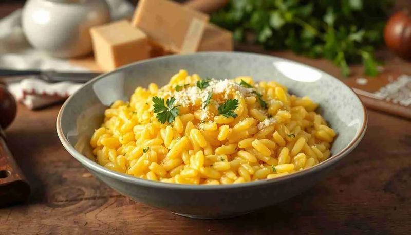 One-Pan Risotto Milanese