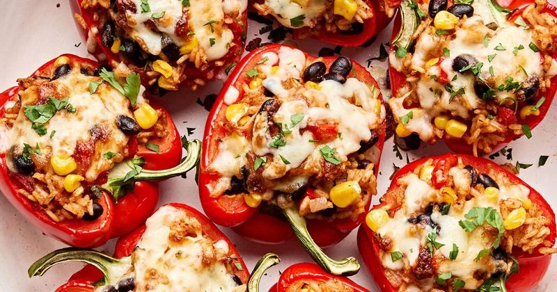 Vegetarian Stuffed Bell Peppers