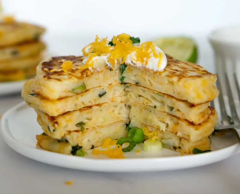 Savory Onion Pancakes