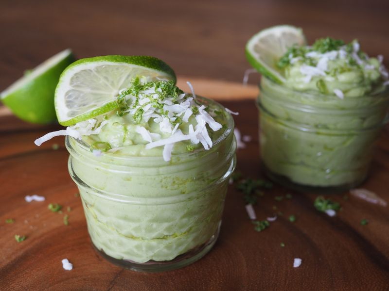 Chilled Avocado Lime Mousse