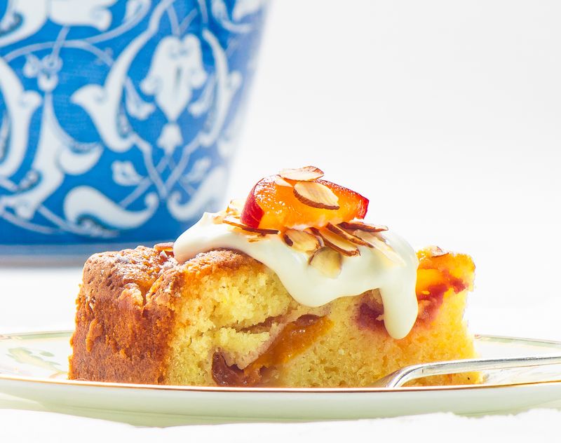 Almond Apricot Bundt Cake