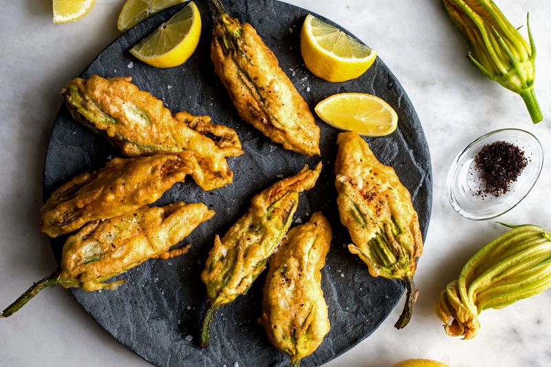 Stuffed Zucchini Blossoms
